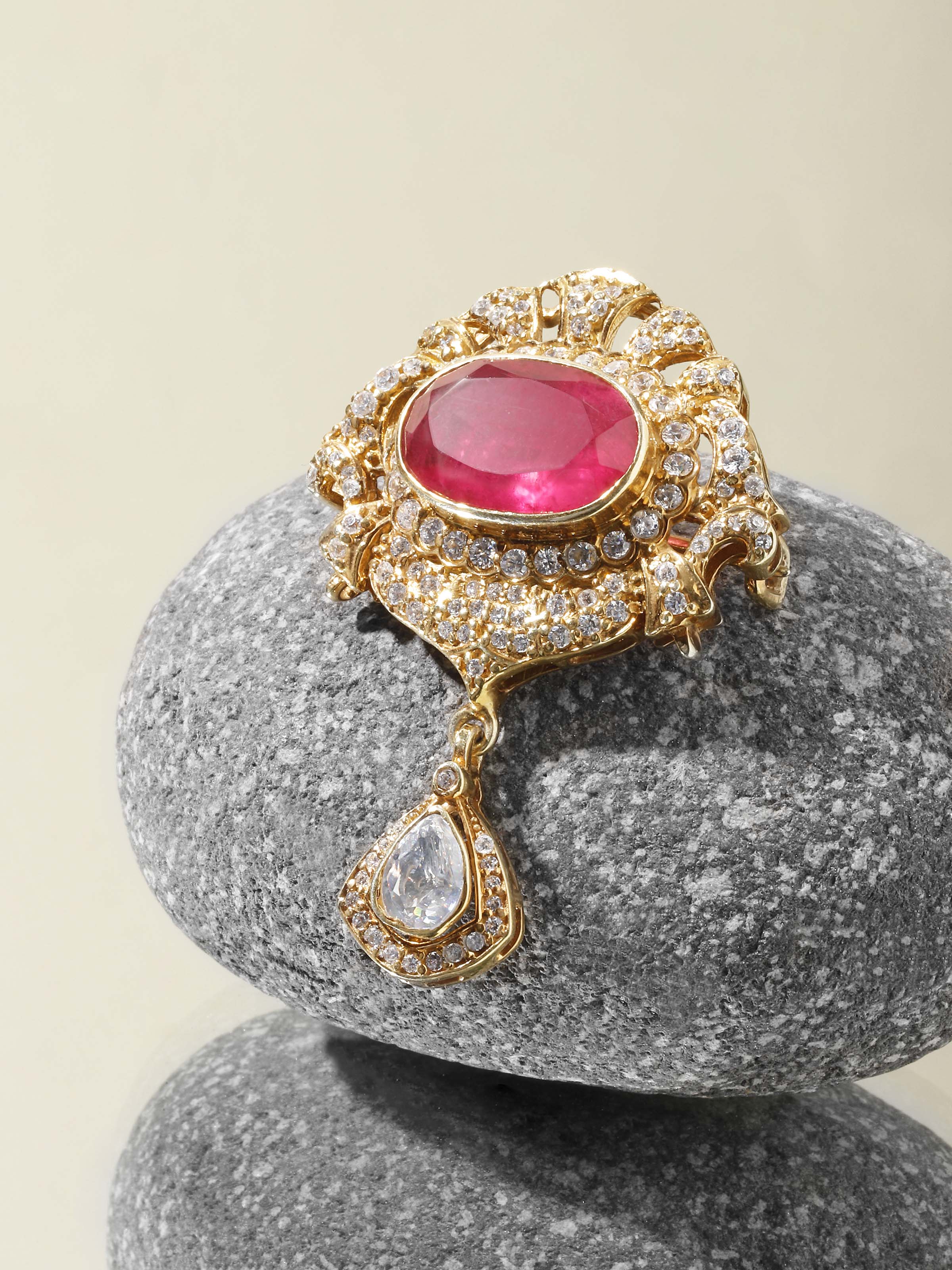 Lifestyle view of Silver Smithing Brooch Pin