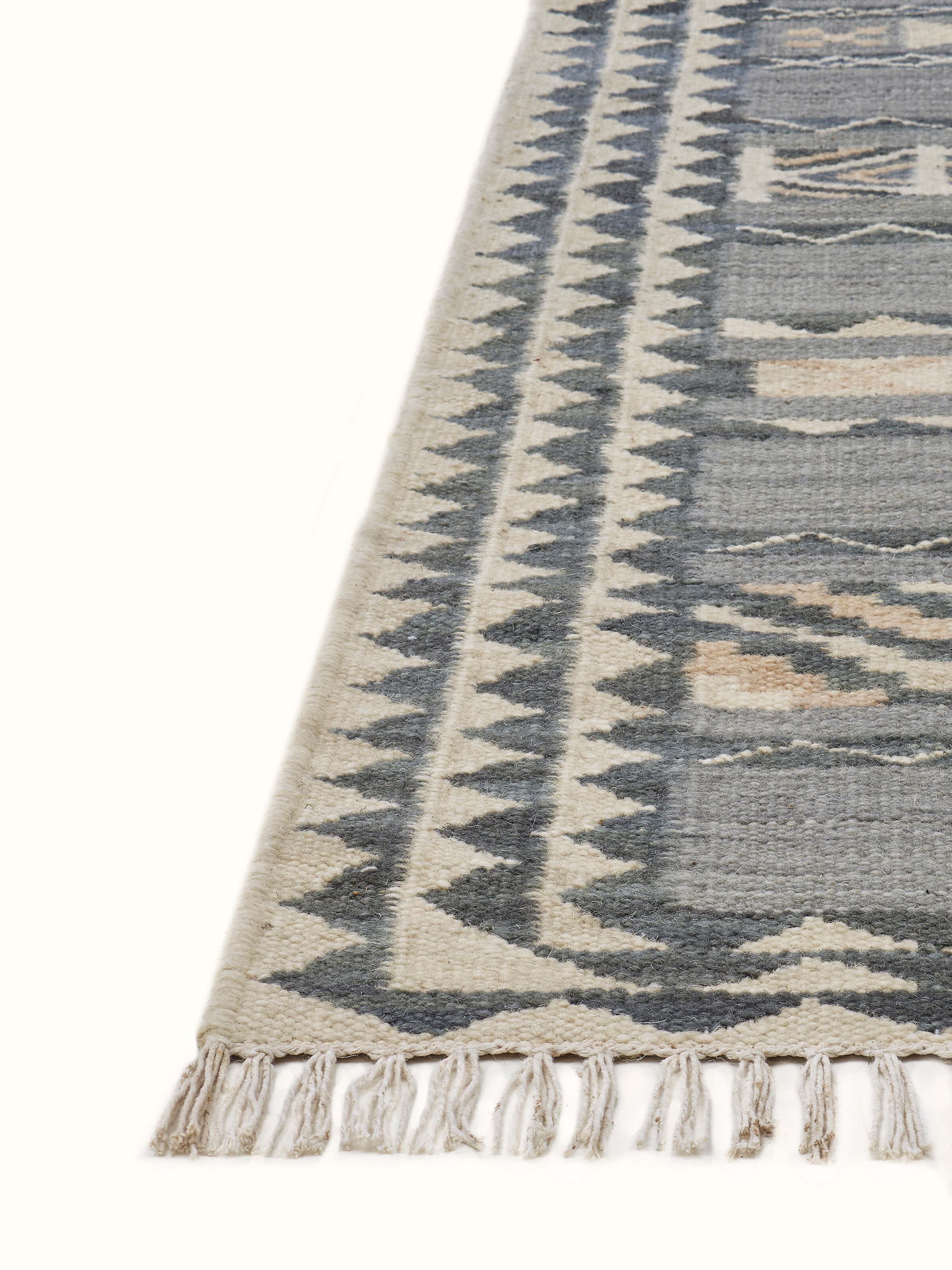 Angled shot emphasizing the geometric design and color contrasts