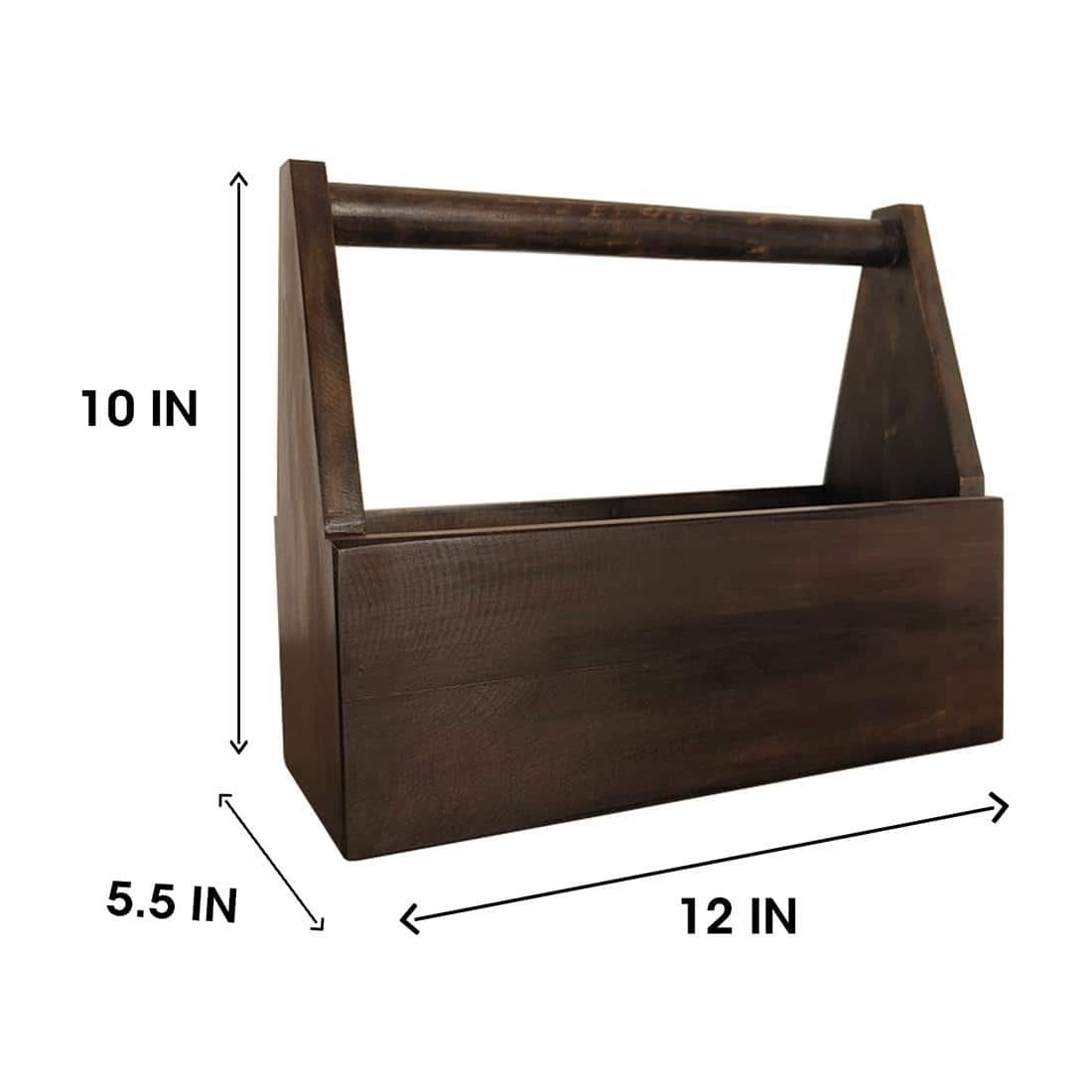 Emily Wooden Bottle & Cutlery Holder