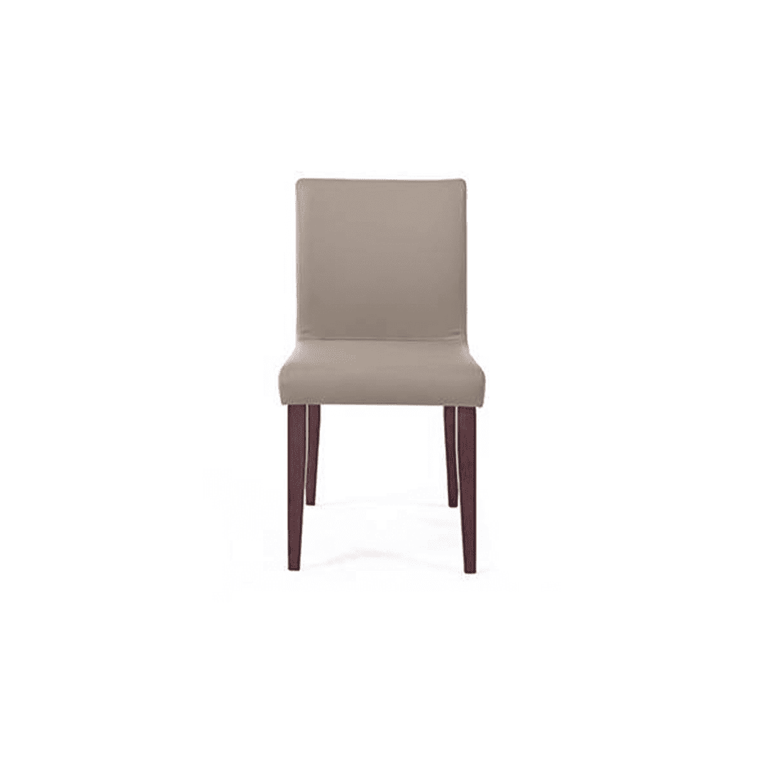 Persica Solid Wood Dining Chair Set Of 2 In Dark Walnut Finish