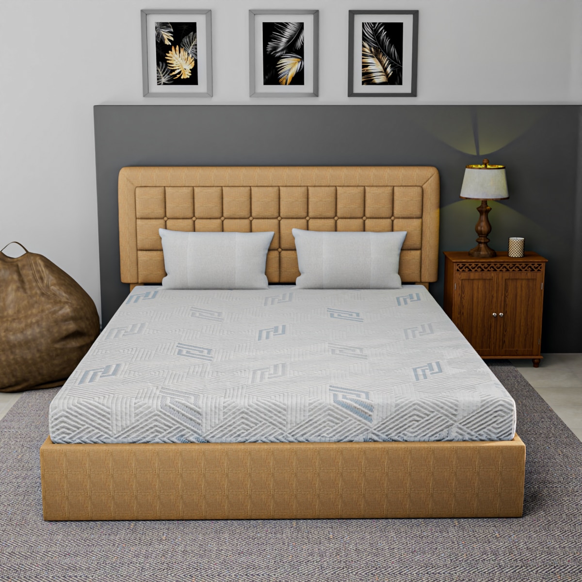 Drilled Air Cool Ortho Memory Single Mattress 78 X 30 8 Inches