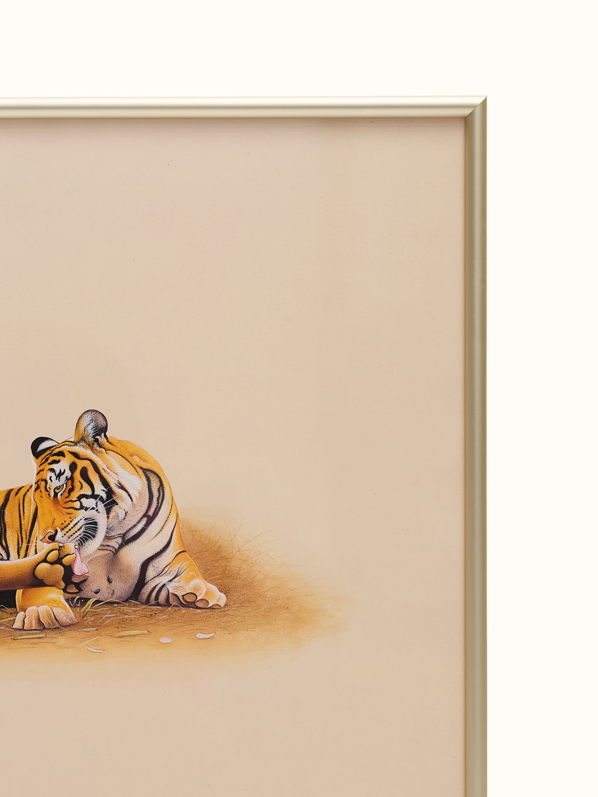 Tiger Miniature Painting