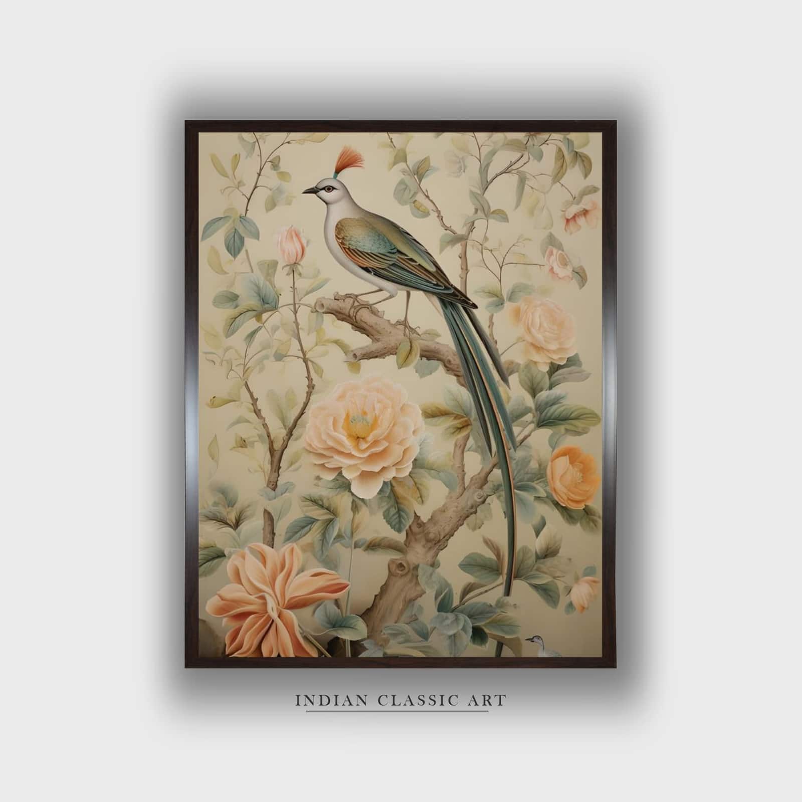 Peacock Canvas Wall Prints Canvas Wall Prints Set of 1 Multicolor Matte