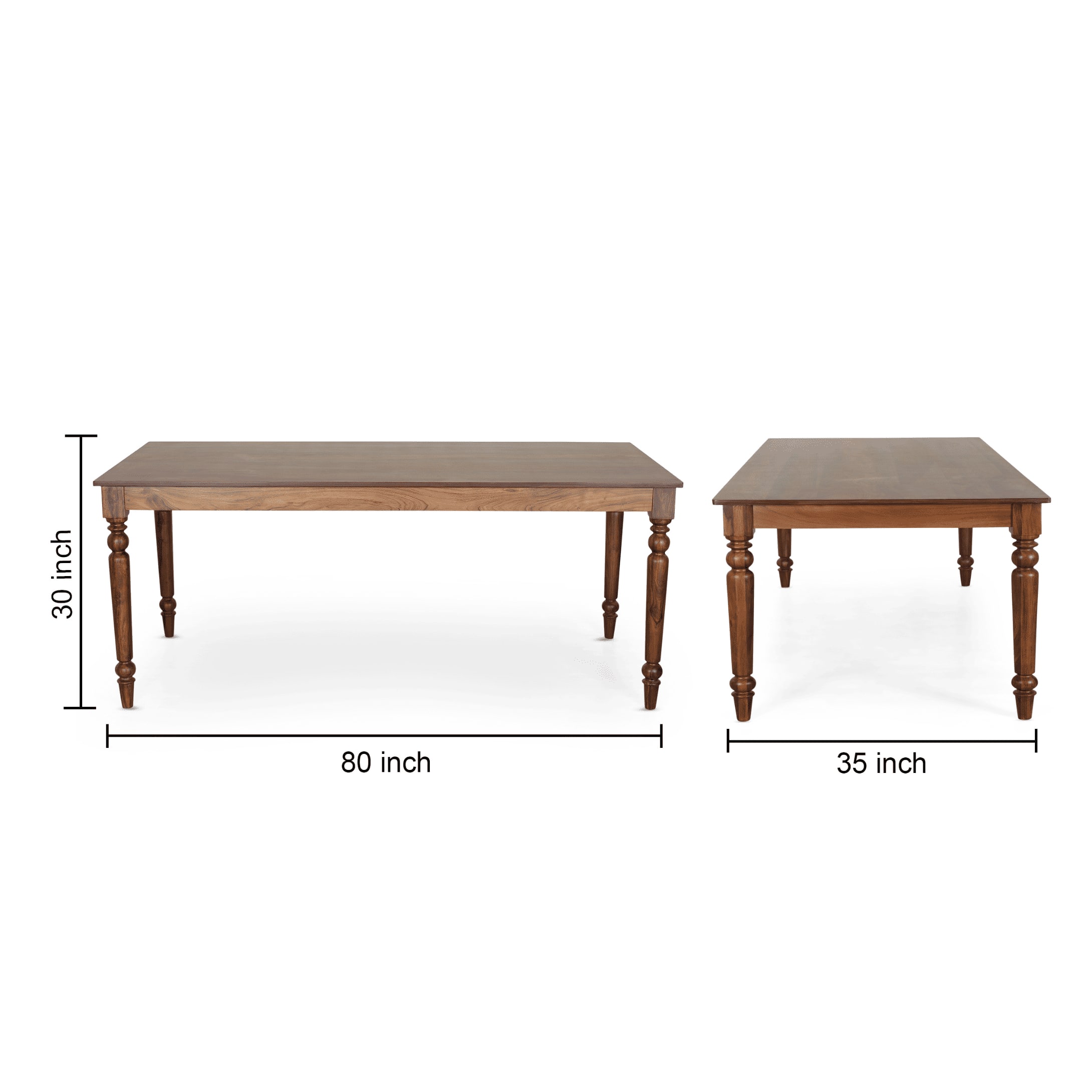 Globally Indian Sheesham Wood 8 Seater Dining Set With Upholstered Chairs Back And Seat In Beige Color