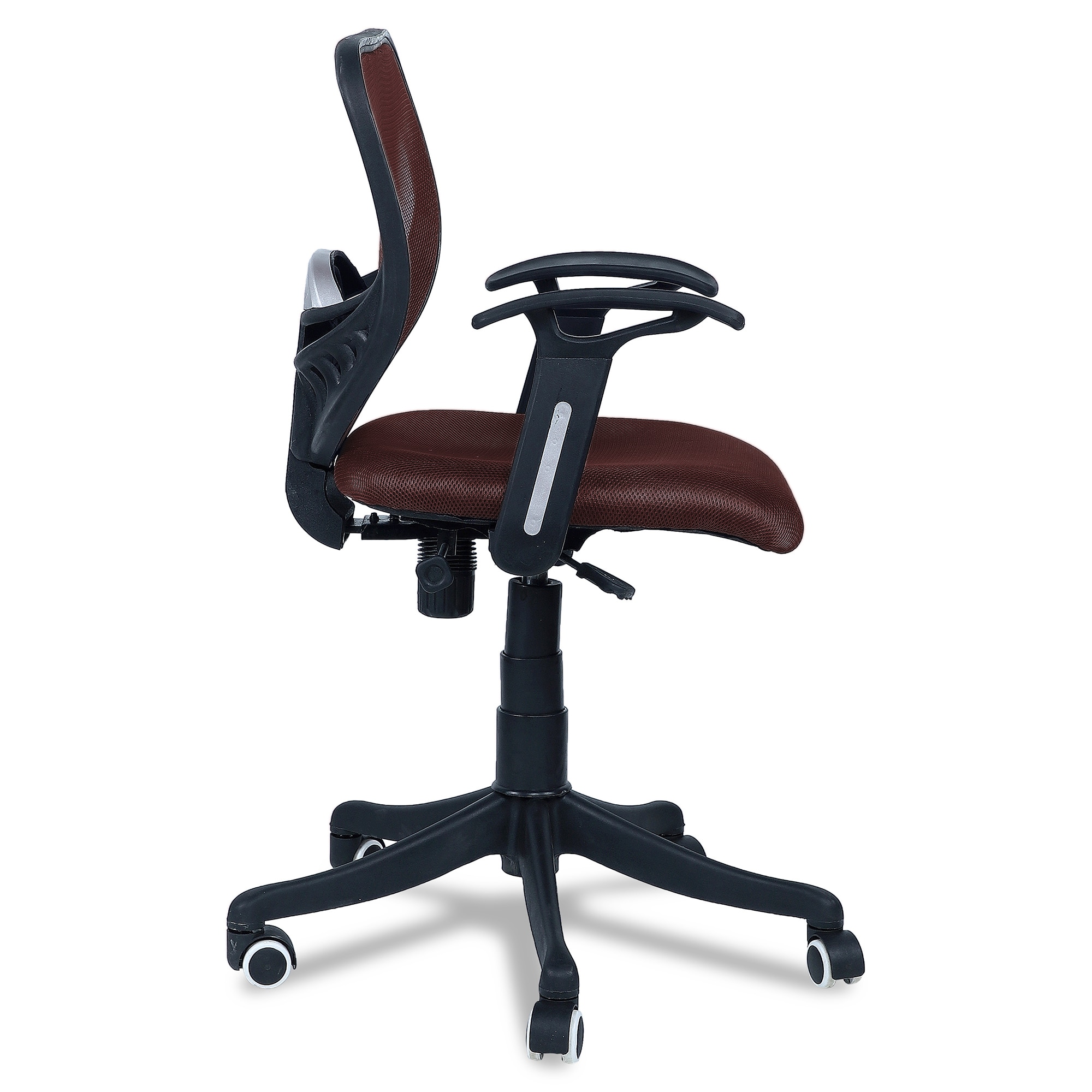 Odrione Low Back Ergonomic Chair in Brown Colour