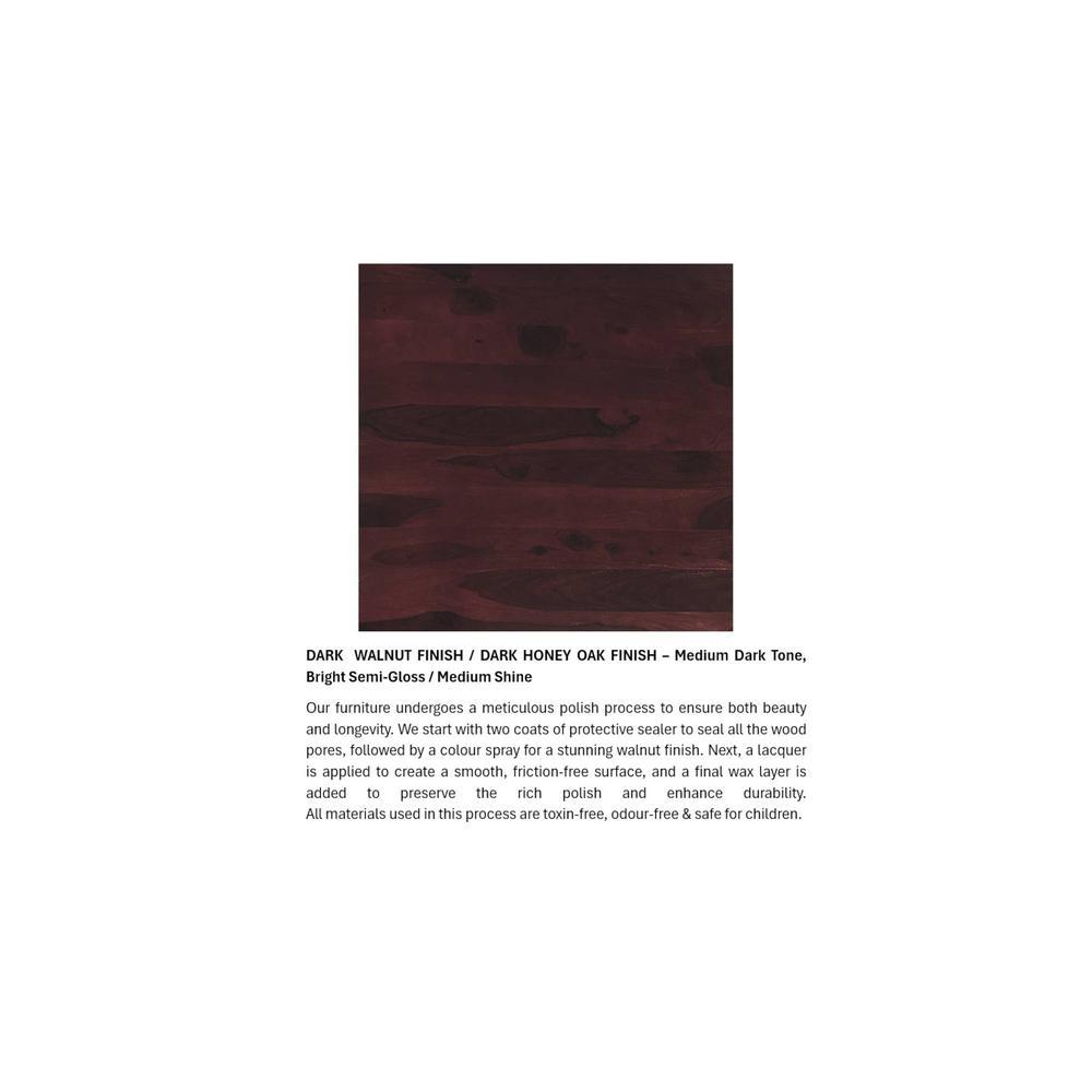 Montreal Sheesham Wood Coffee Table In Walnut Finish