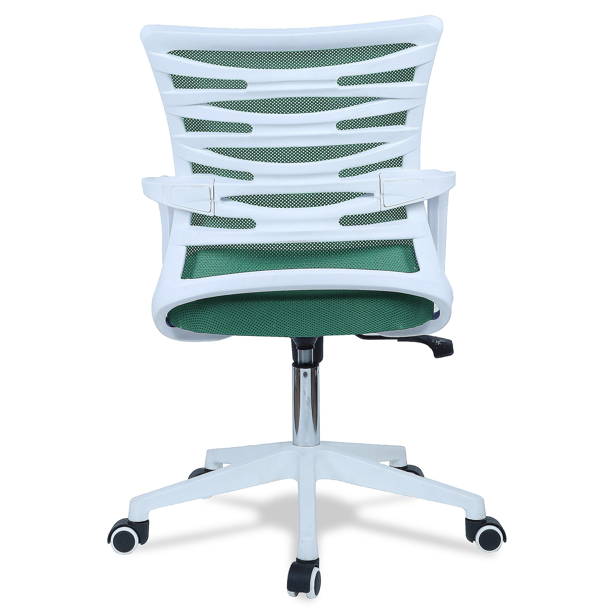 Iinea Mid Back Ergonomic Chair in Dark Green Colour