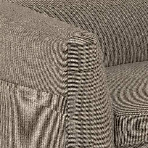 Rubik Premium 2 Seater Fabric Sofa in Mist Brown Colour