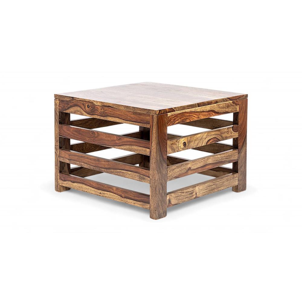 Montreal Sheesham Wood Coffee Table In Teak Finish