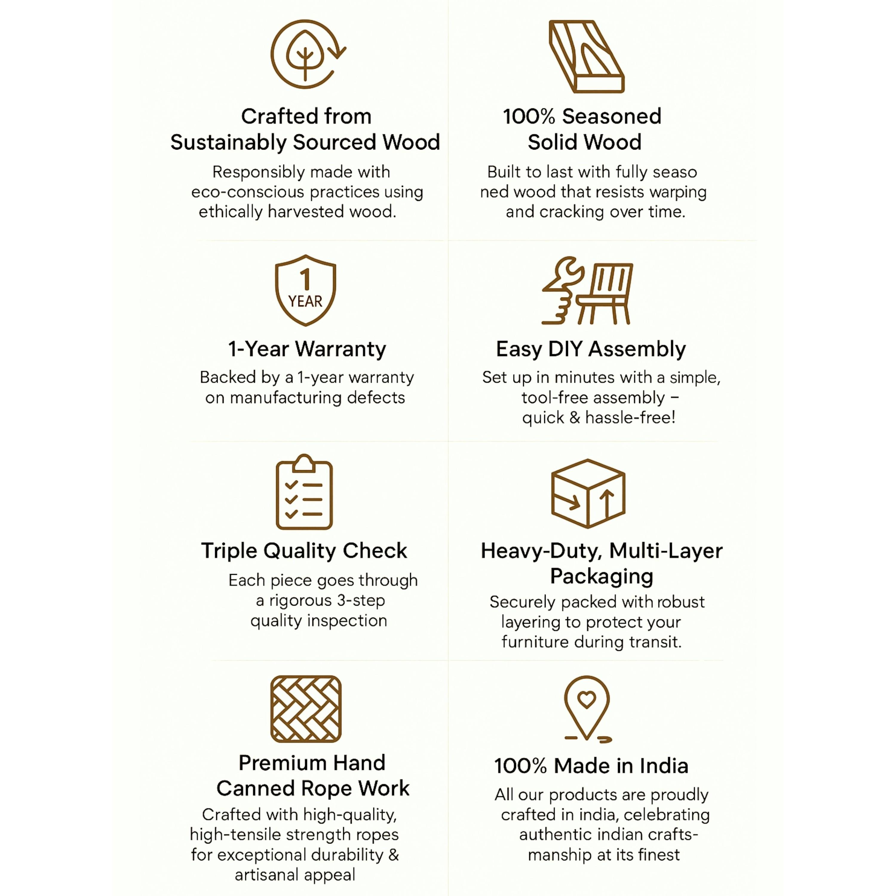 Hamilton Solid Wood Maachi Bench set with 2 Stools in Black & White Canning