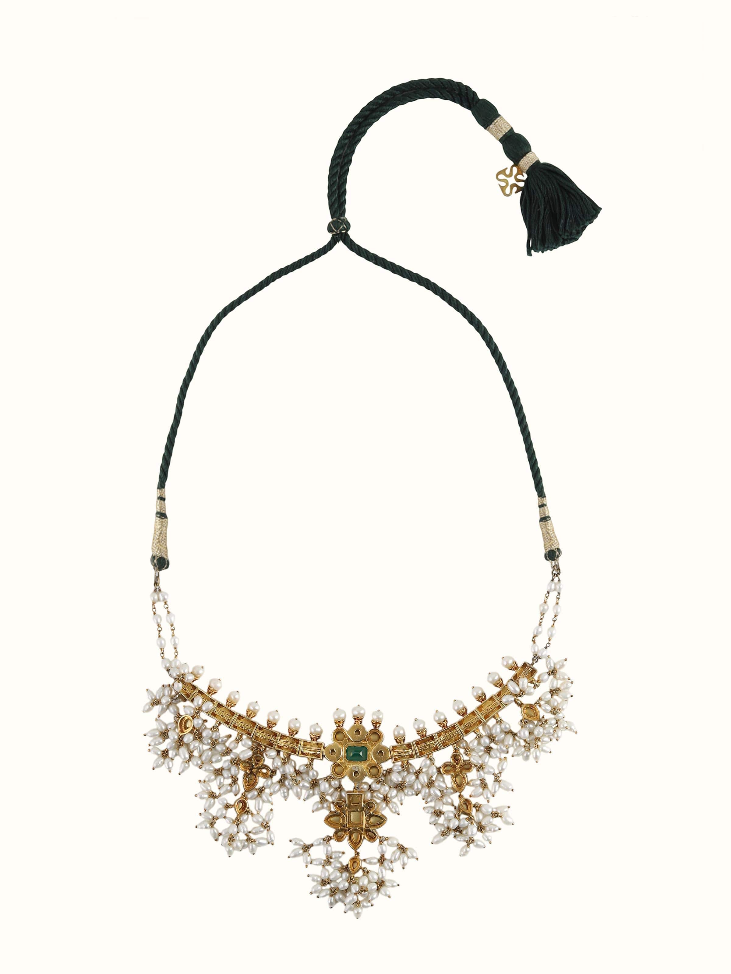 Guttapusalu Silver Choker