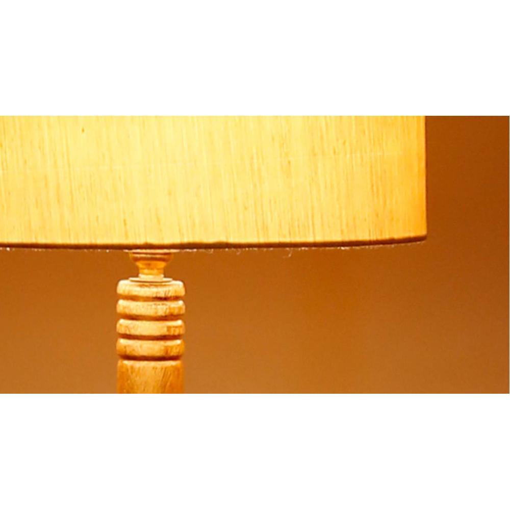 Gwyneth White Cotton Shade Floor Lamp