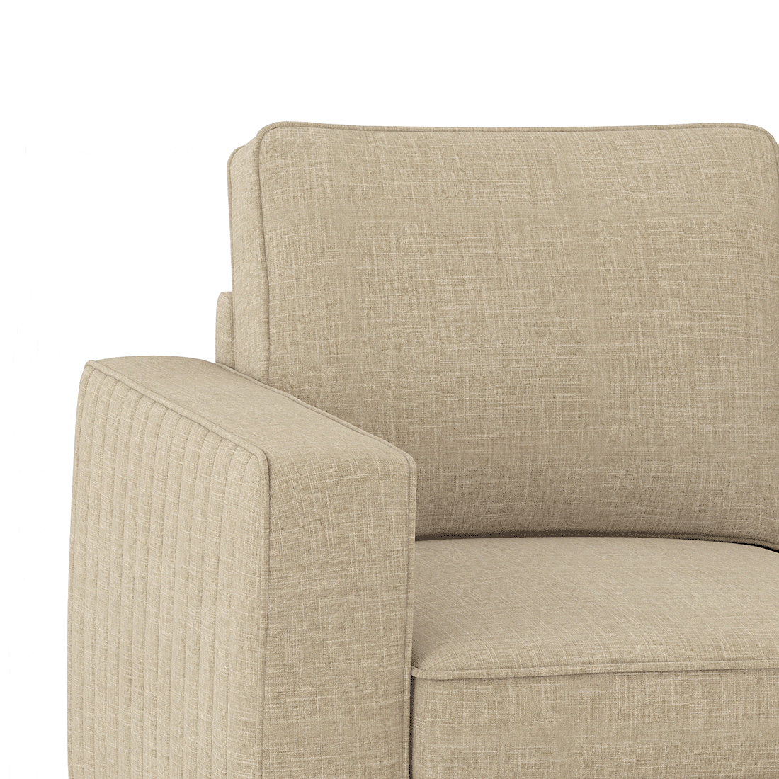 Apollo Neo Sofa (Colour: Sandshell Beige, Seating Capacity: 1 Seater, Back Type: Regular, Cushion: Soft)