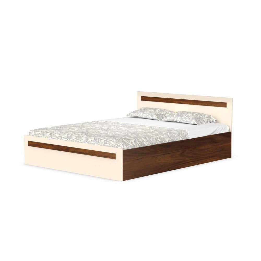 Maltein Engineered Wood Double Queen Size Bed With Storage