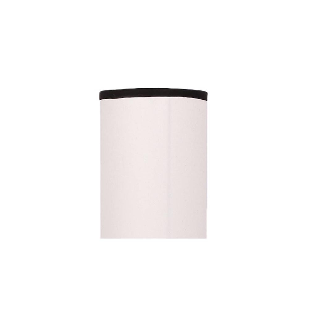 Carrie White Cotton Shade Floor Lamp