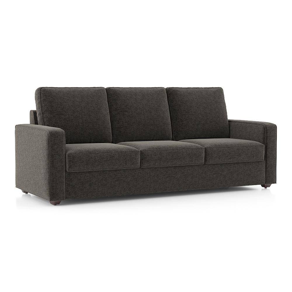 Apollo Sofa Set (Colour : Smoke Grey, Cushion : Hard, Back Type : High Back, Seater : 3+1+1)