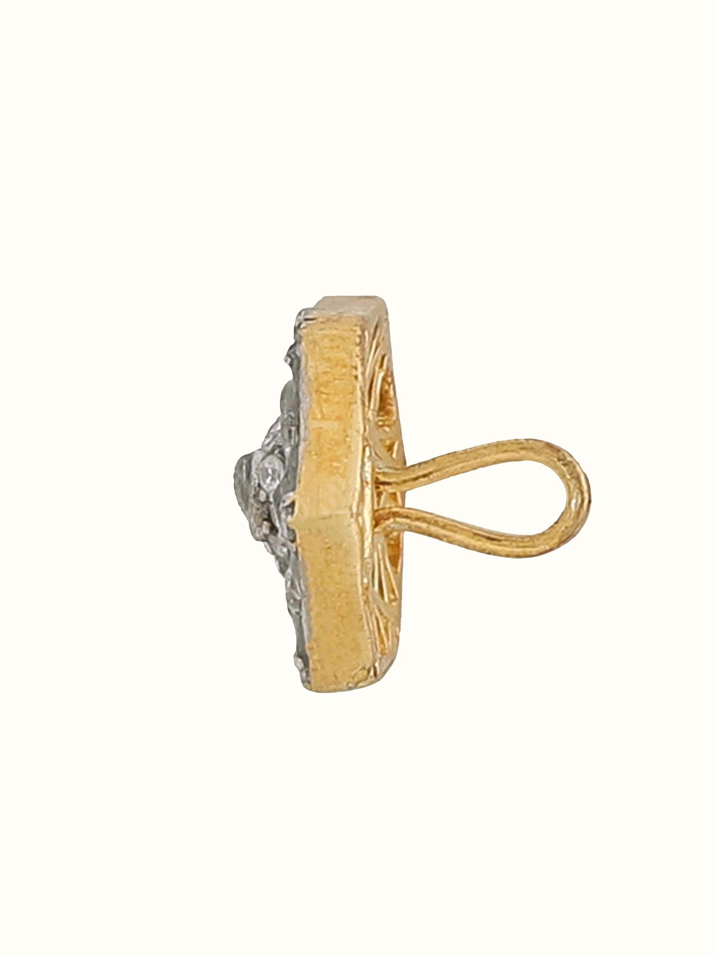 Silver Smithing Jodhpuri Button Set