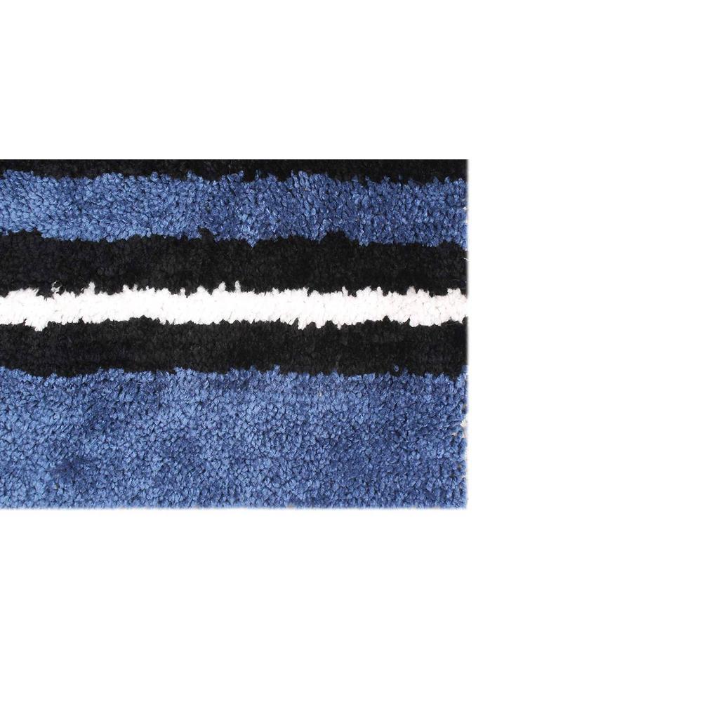 Aubriella Multicolor Solid Natural Fiber 23x15 inches Anti-Skid Bath Mat