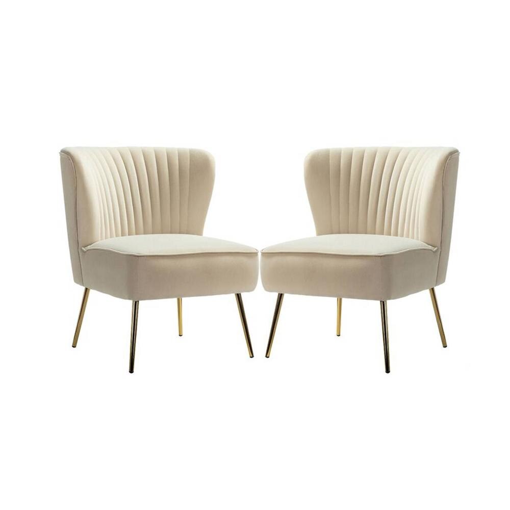 Crimson Accent Chair in Maroon Colour