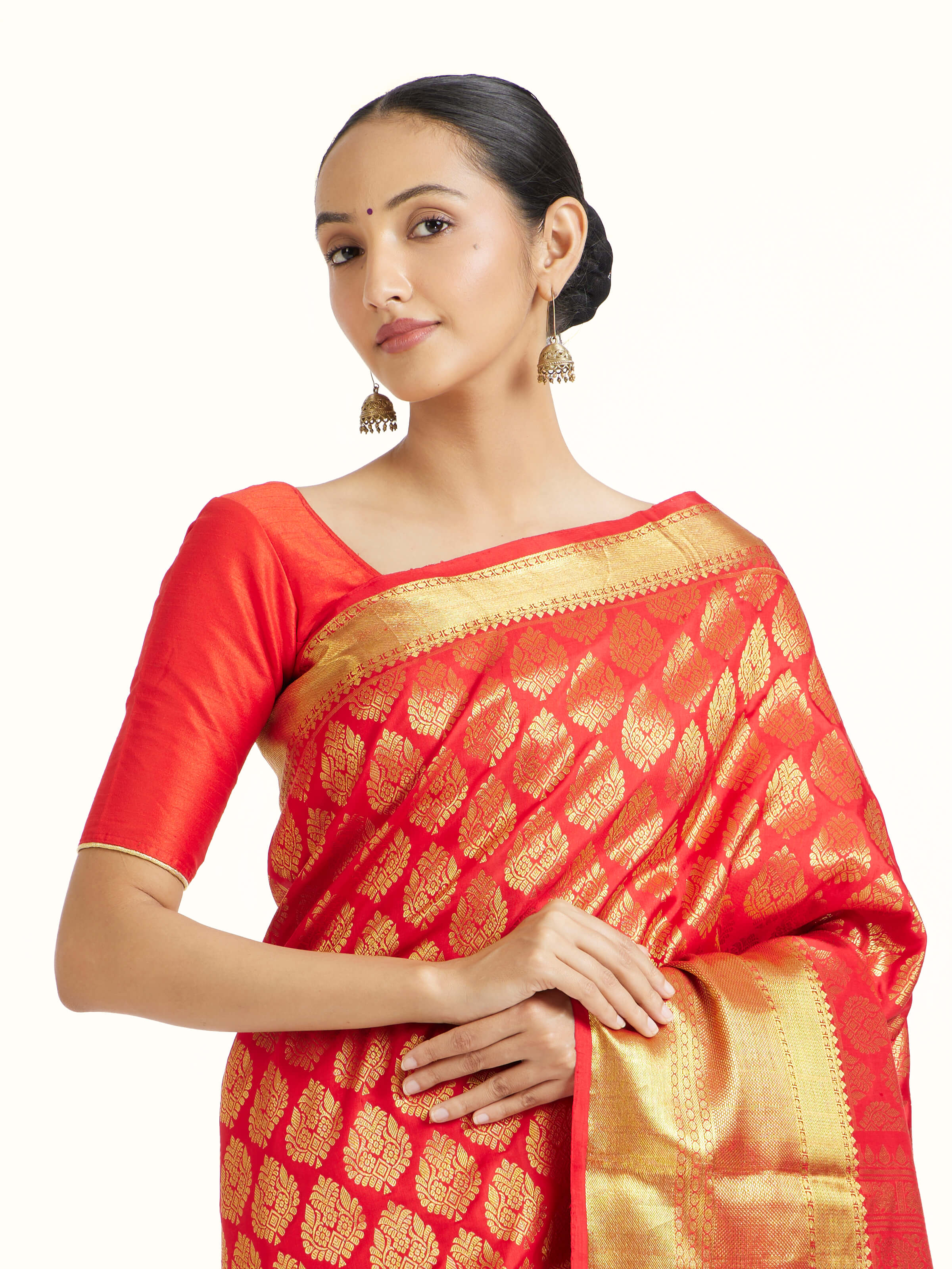 Red Silk Dharmavaram Saree