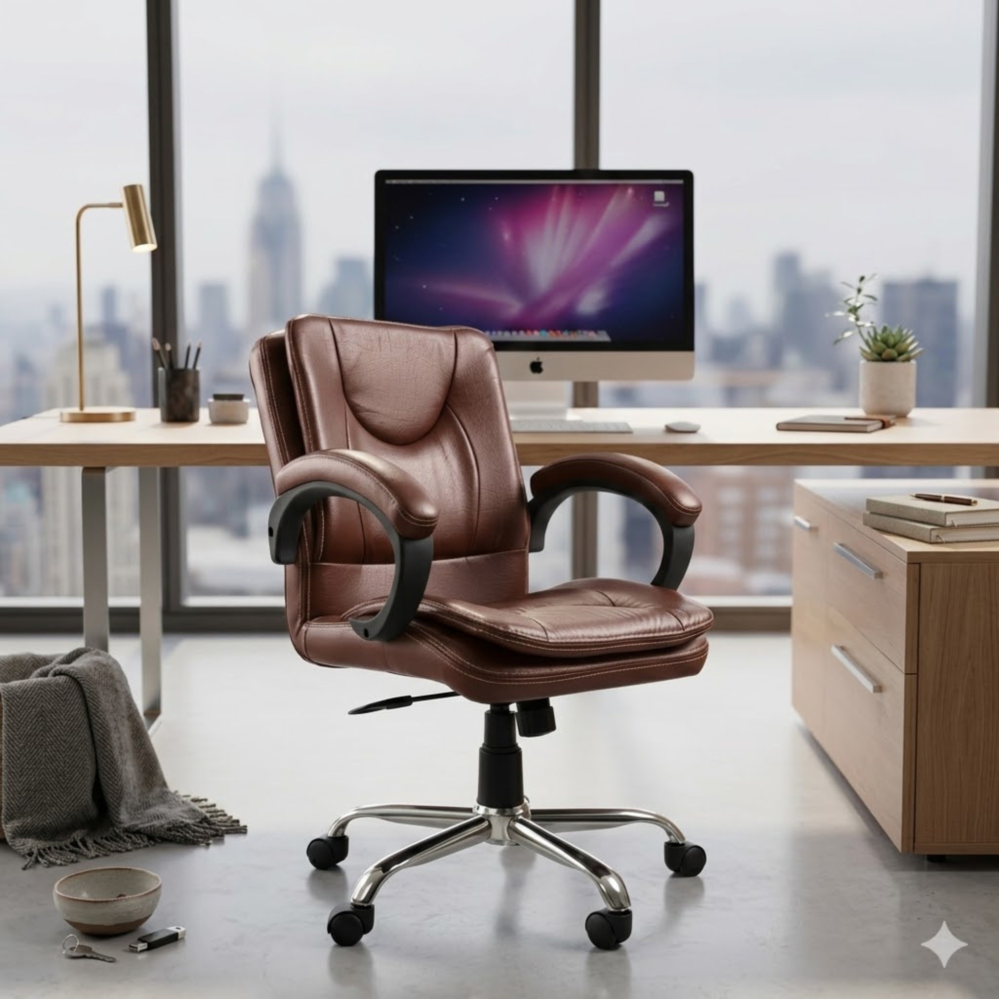 Adiko Stylish Low Back Workstation Chair - Adiko Systems