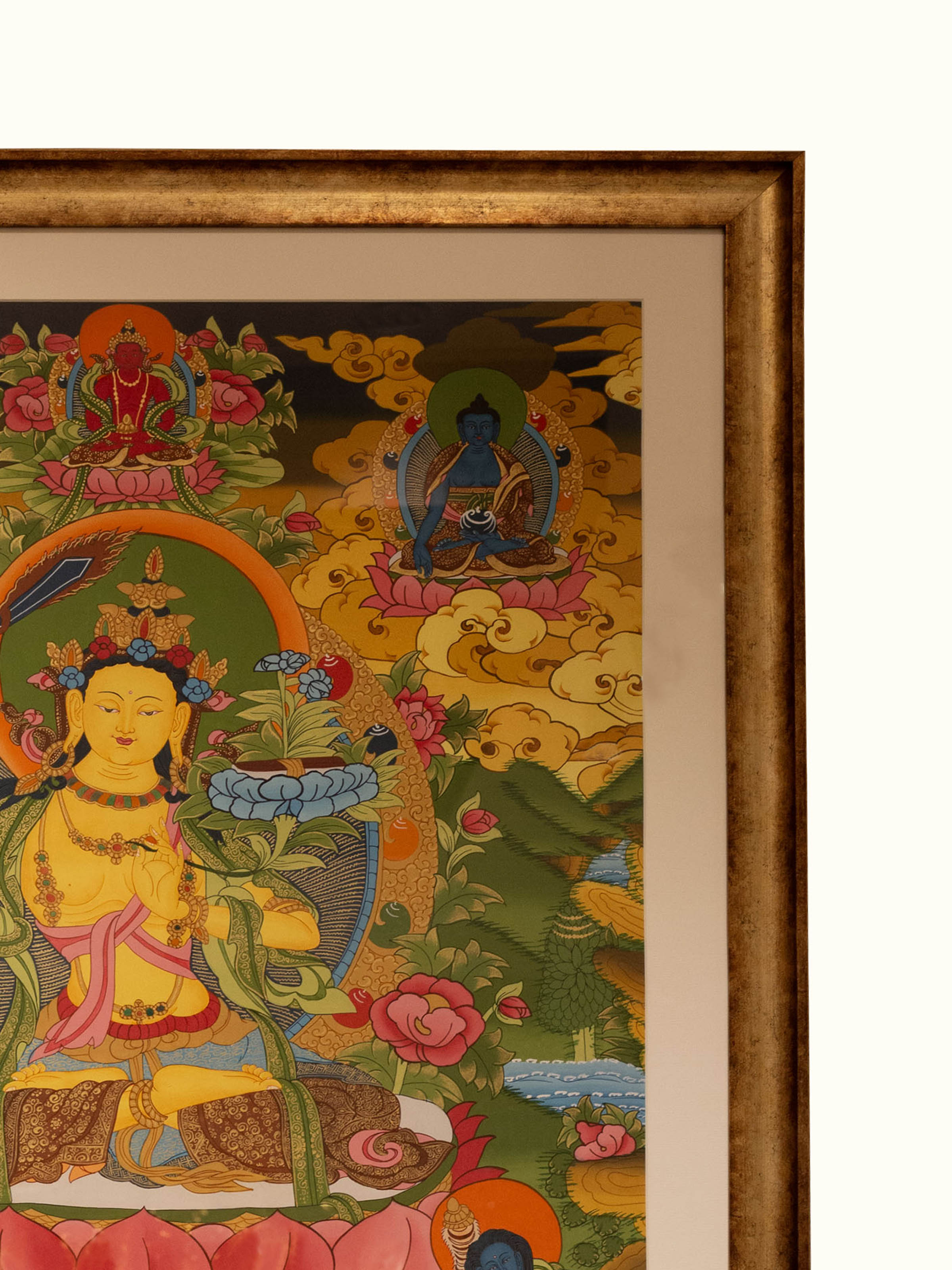 Manjushree Thangka Painting