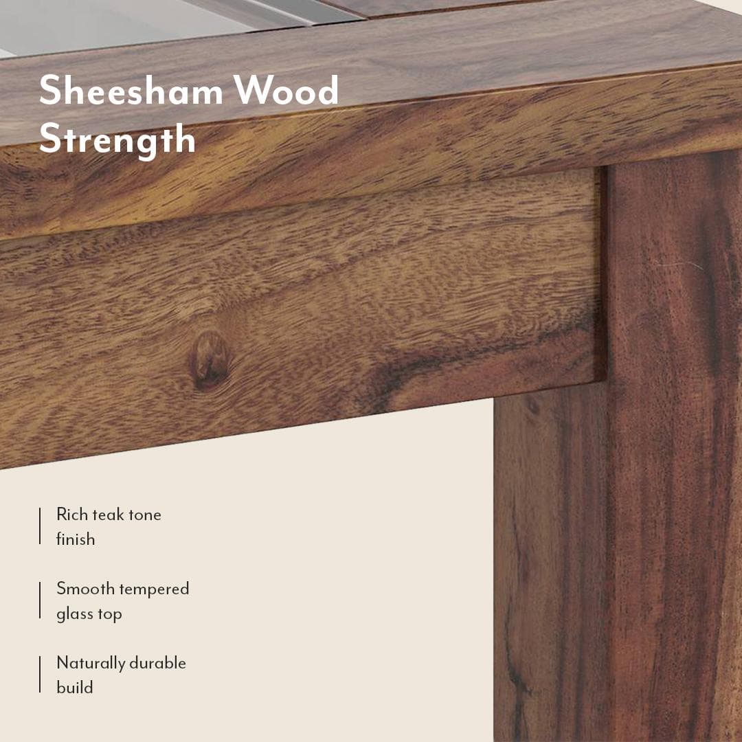 Floyd 6 Seater Dining Table Glass Top With Set Of 6 Capra Dining Chairs