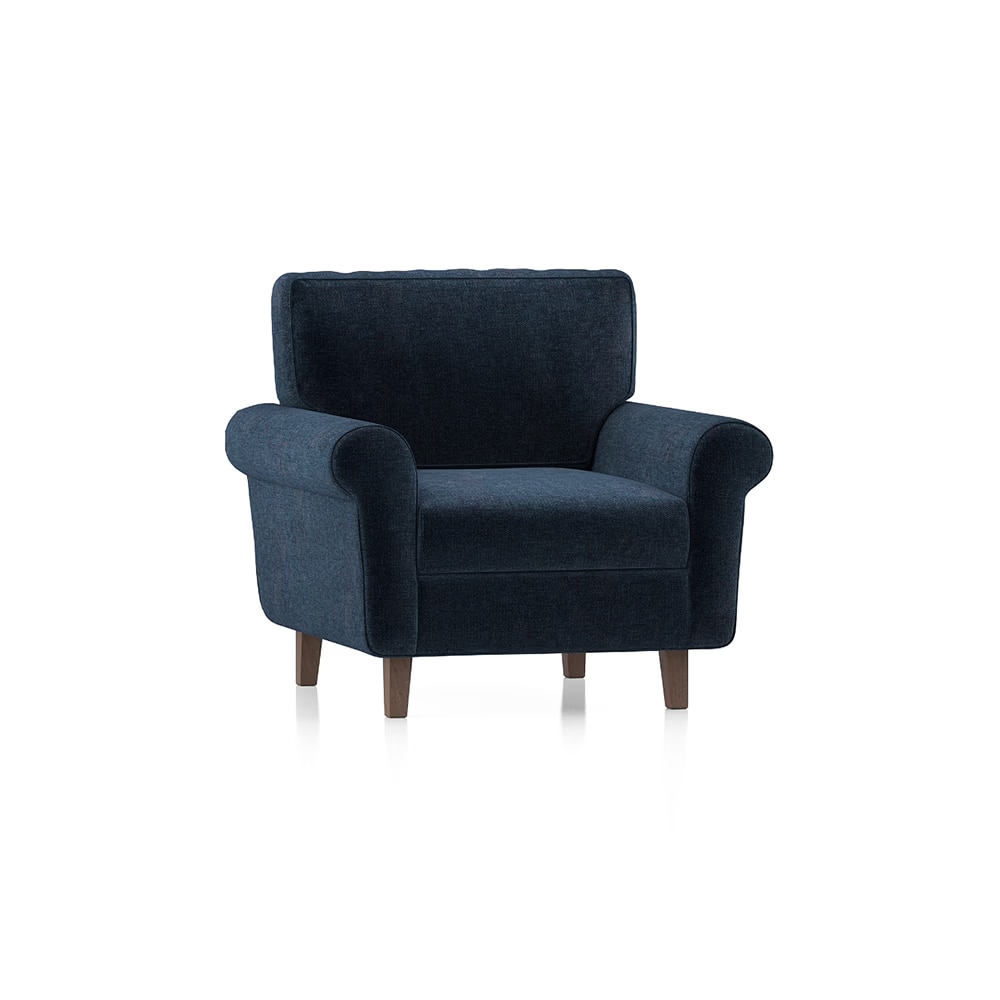 Oxford 1 Seater Fabric Sofa in Cobalt Colour-image-19
