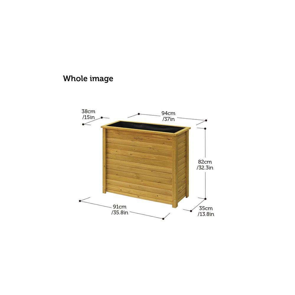 VegTrug Tall Wooden Planter
