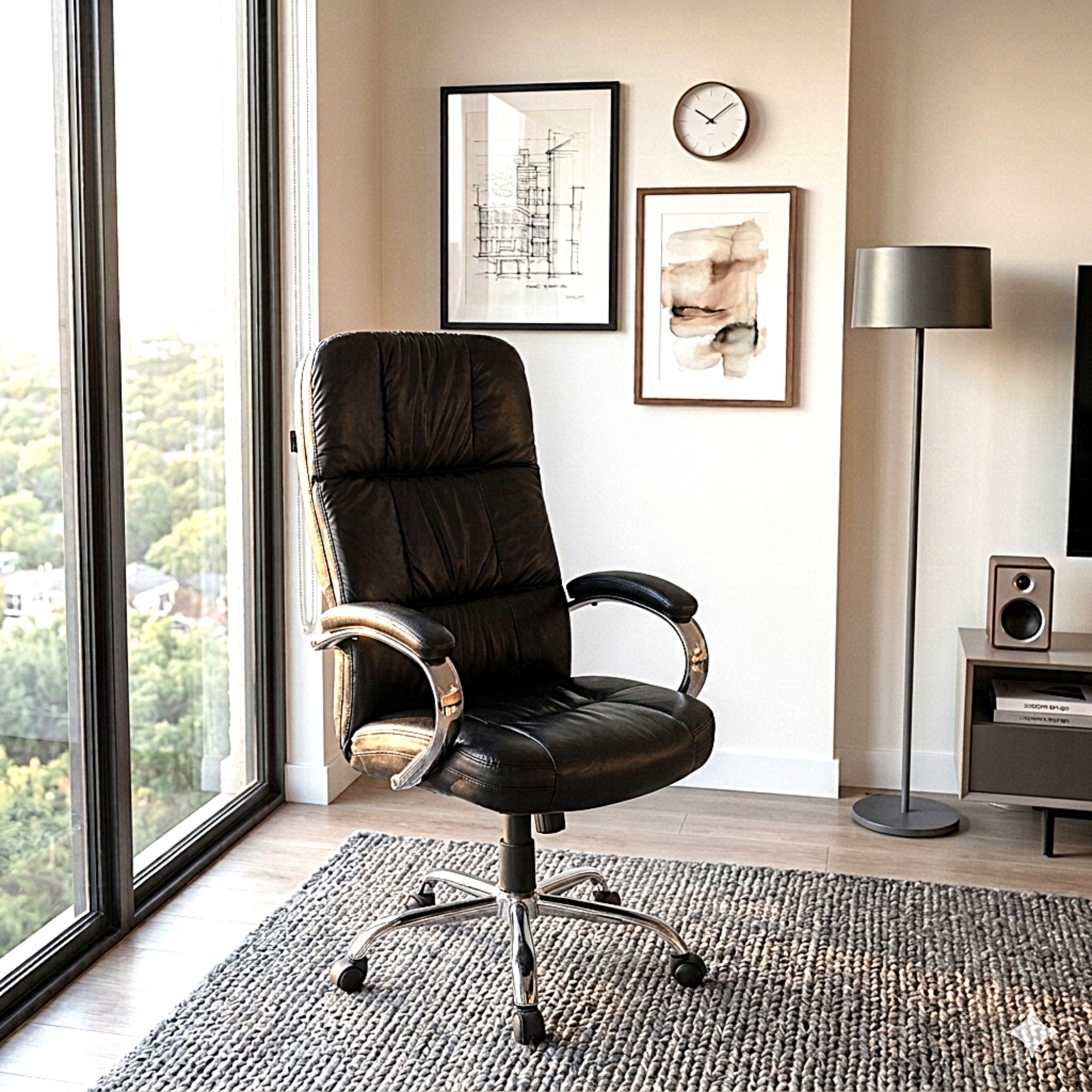 Adiko Puffy Director Chair In Black - Adiko Systems
