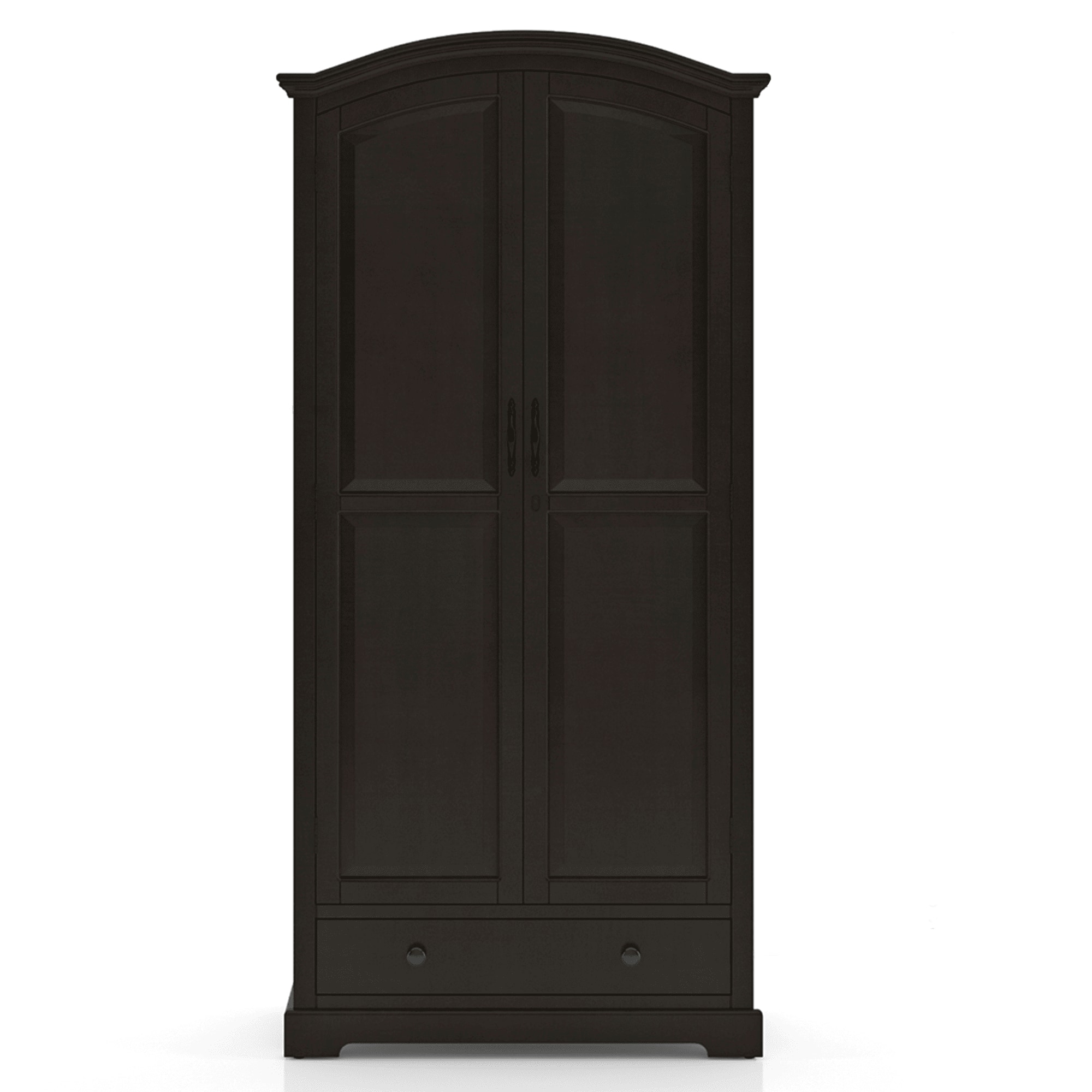 Alexandra 2 Door Wardrobe in American Walnut Finish