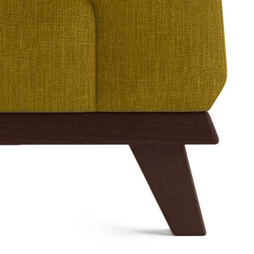 Granada Premium 3 Seater Fabric Sofa in Olive Green Colour