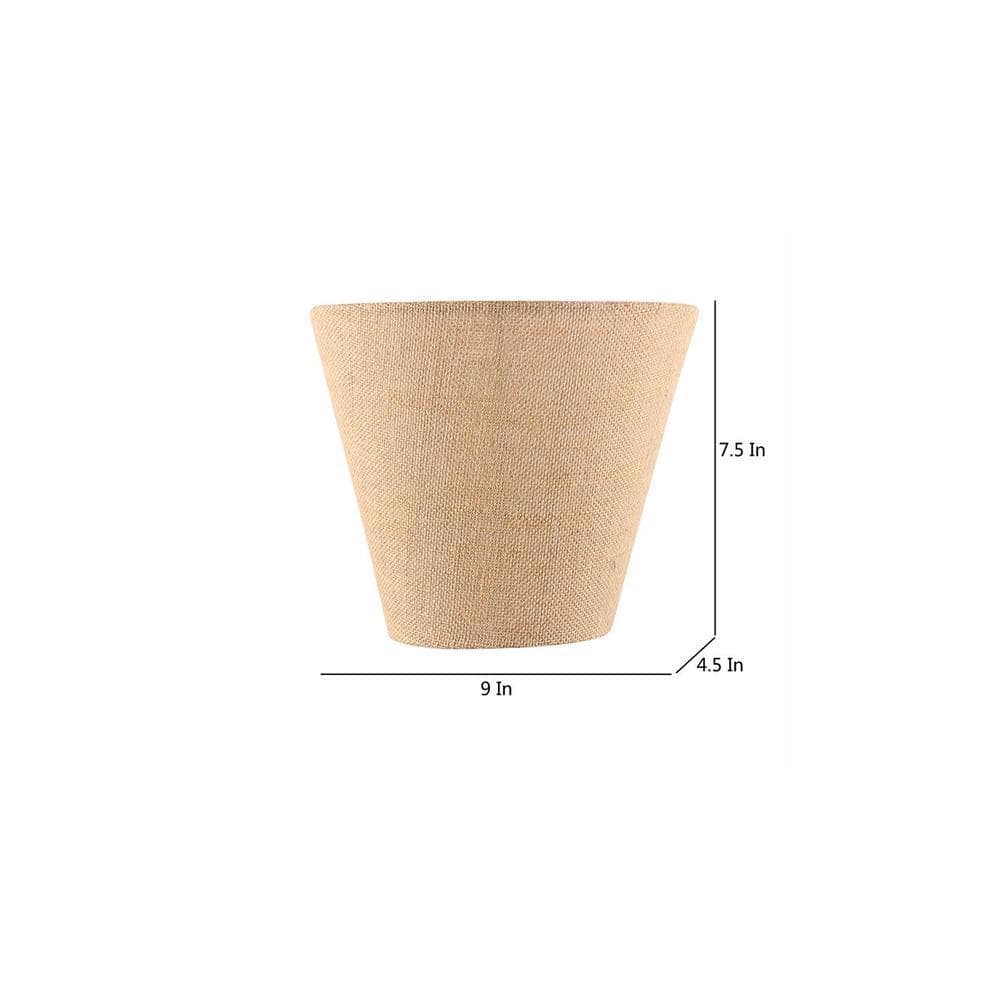 Flemming Beige Natural Fiber Wall Light