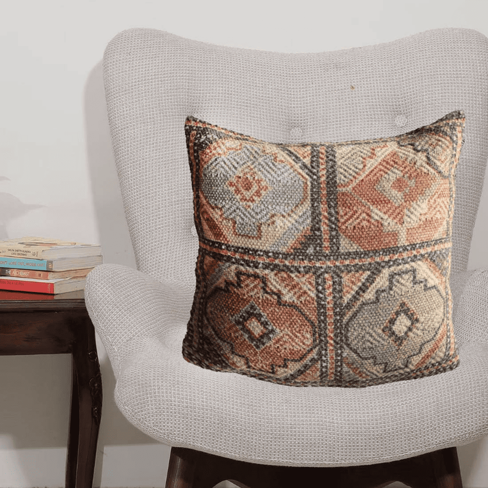 Collins Multi-Coloured Cotton Cushion Cover