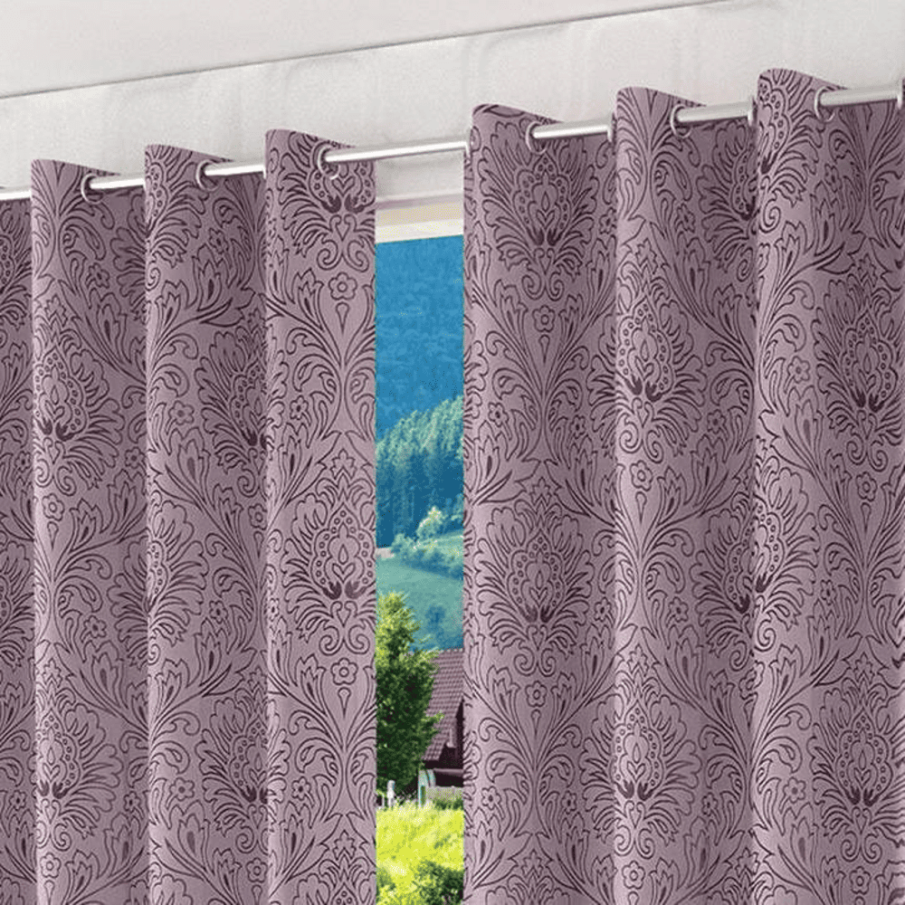 Magnolia Door Curtain - Set Of 2