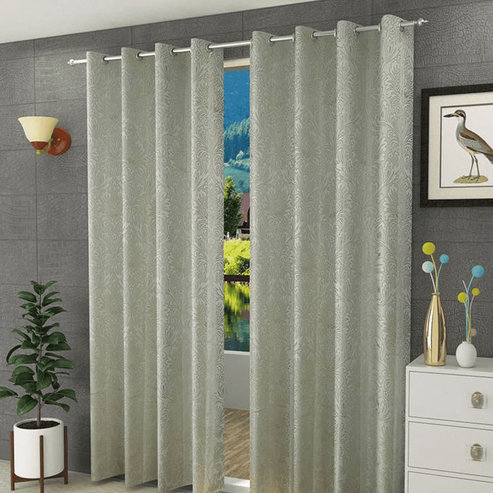 Magnolia Door Curtain - Set Of 2