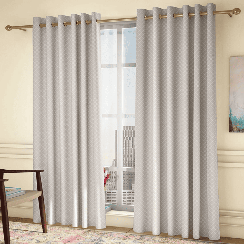 Ditsy Door Curtains - Set Of 2