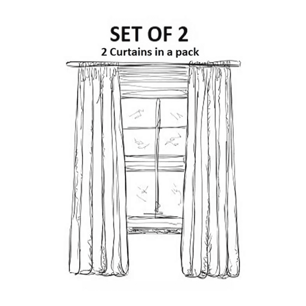 Arezzo Door Curtains - Set Of 2