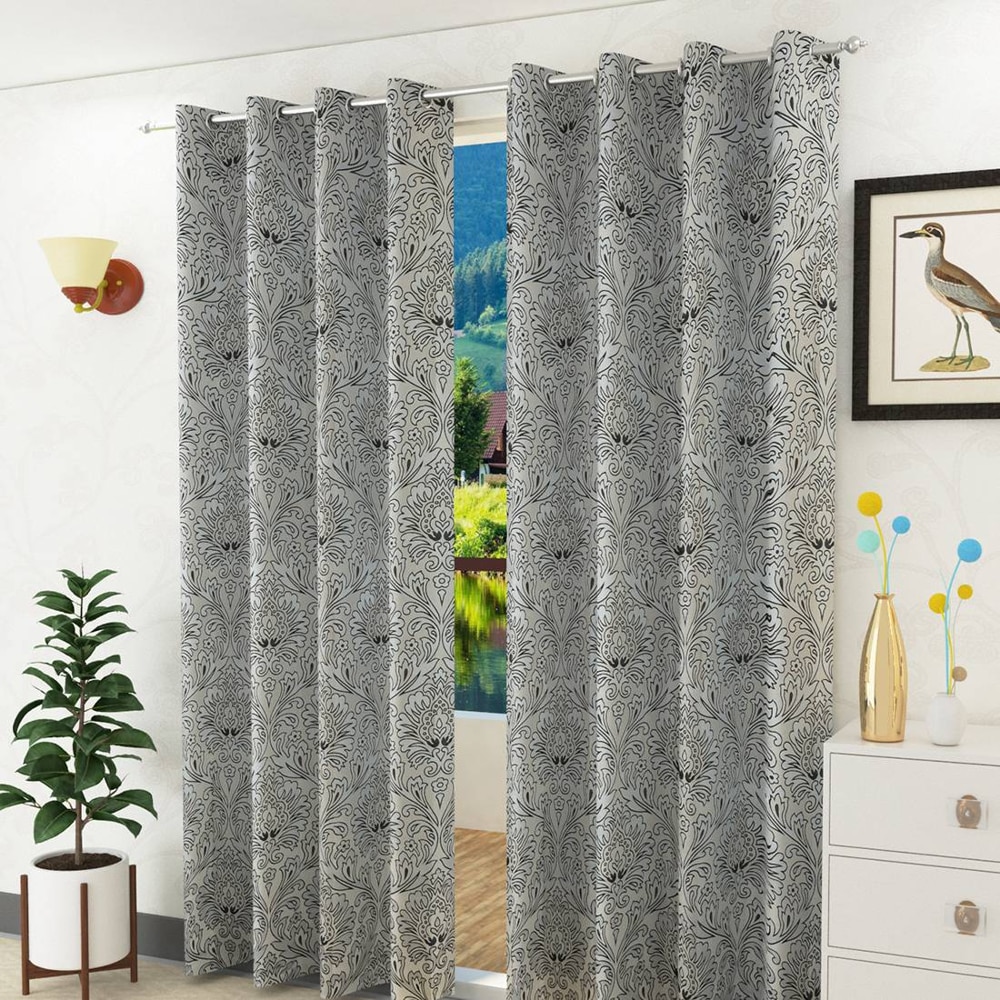 Magnolia Window Curtain   Set Of 2