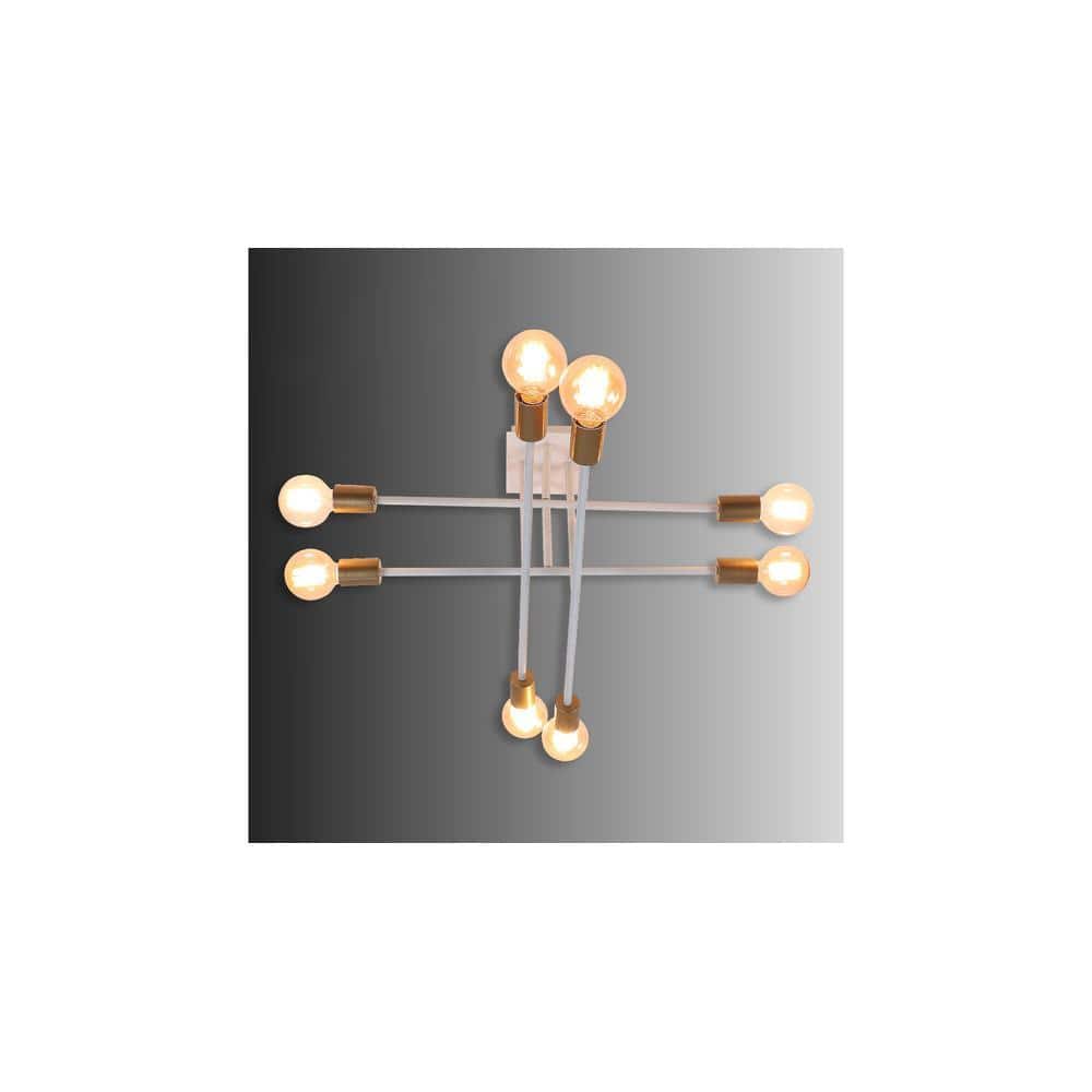 Eight Head Sputnik White Mordern Chandelier
