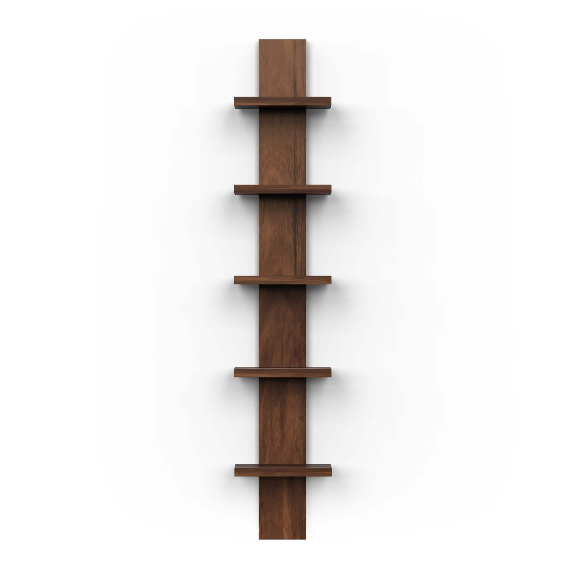 Louis Engineered Wood Wall In Brown Maple Finish