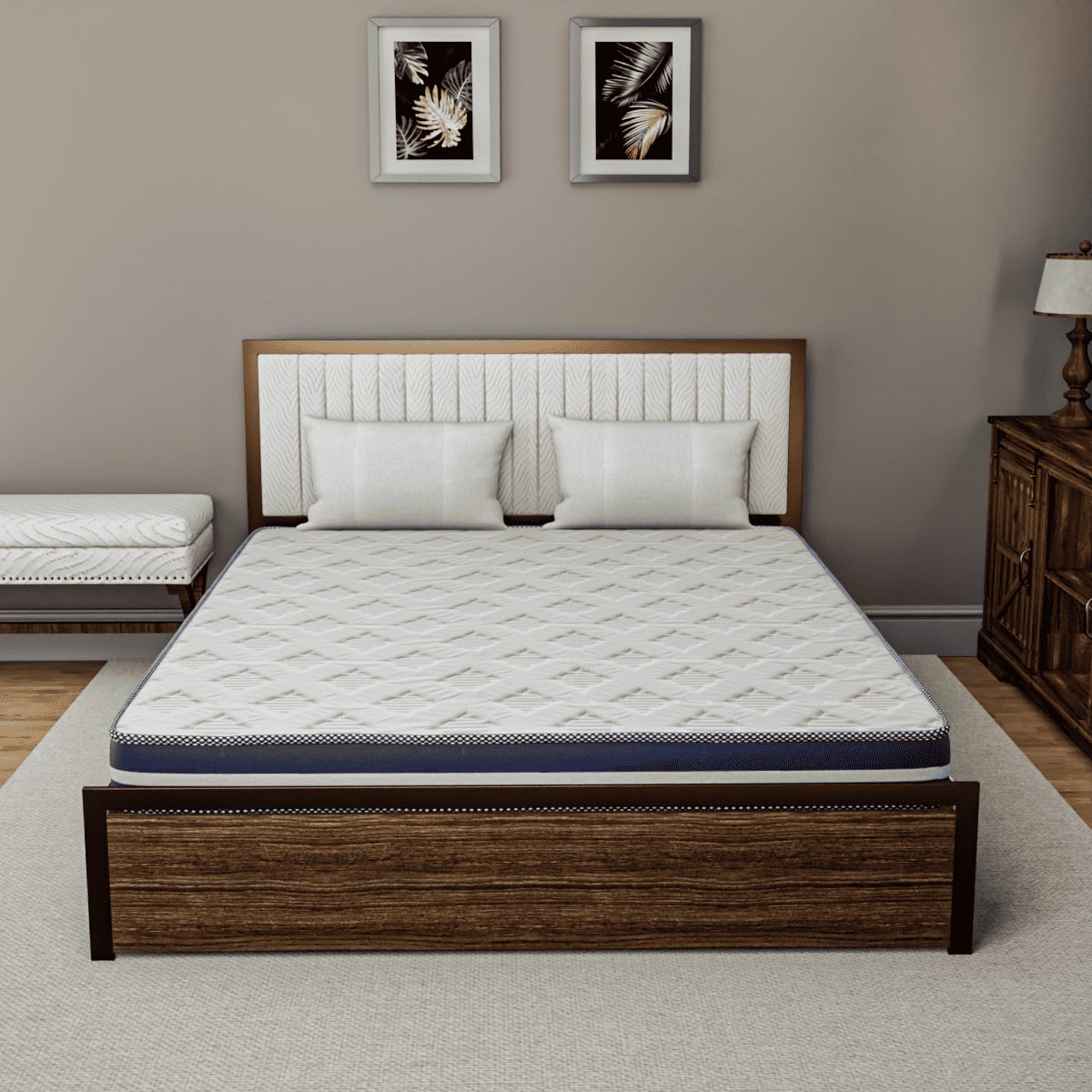 Drilled Air Cool Pocket Spring King Mattress 84 X 60 6 Inches