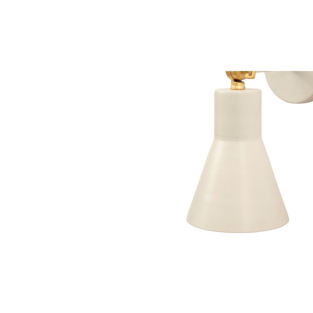 Liam Small White Wall Sconce