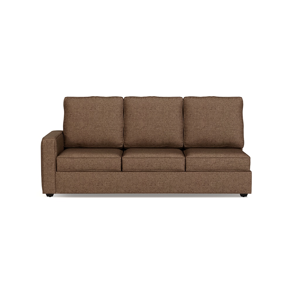 Apollo Compact Sofa (Colour : Mocha, Cushion : Soft, Back Type : High Back, Seating Capacity : Right Aligned 3 Seater + Right Aligned Chaise)