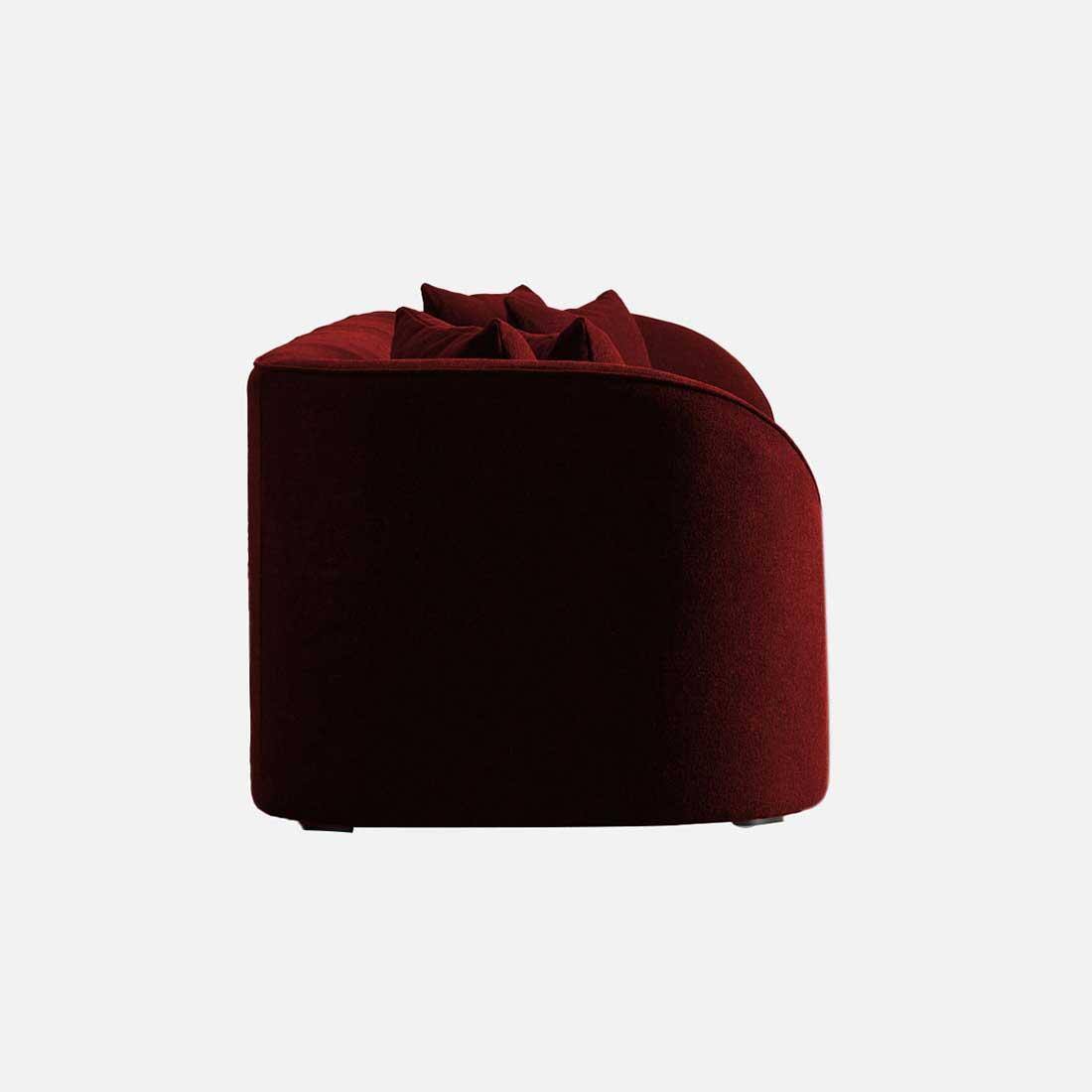 Baiwang Fabric Sofa (Maroon)