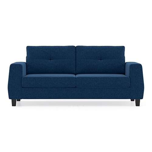 Edward 3 Seater Fabric Sofa in Cobalt Colour