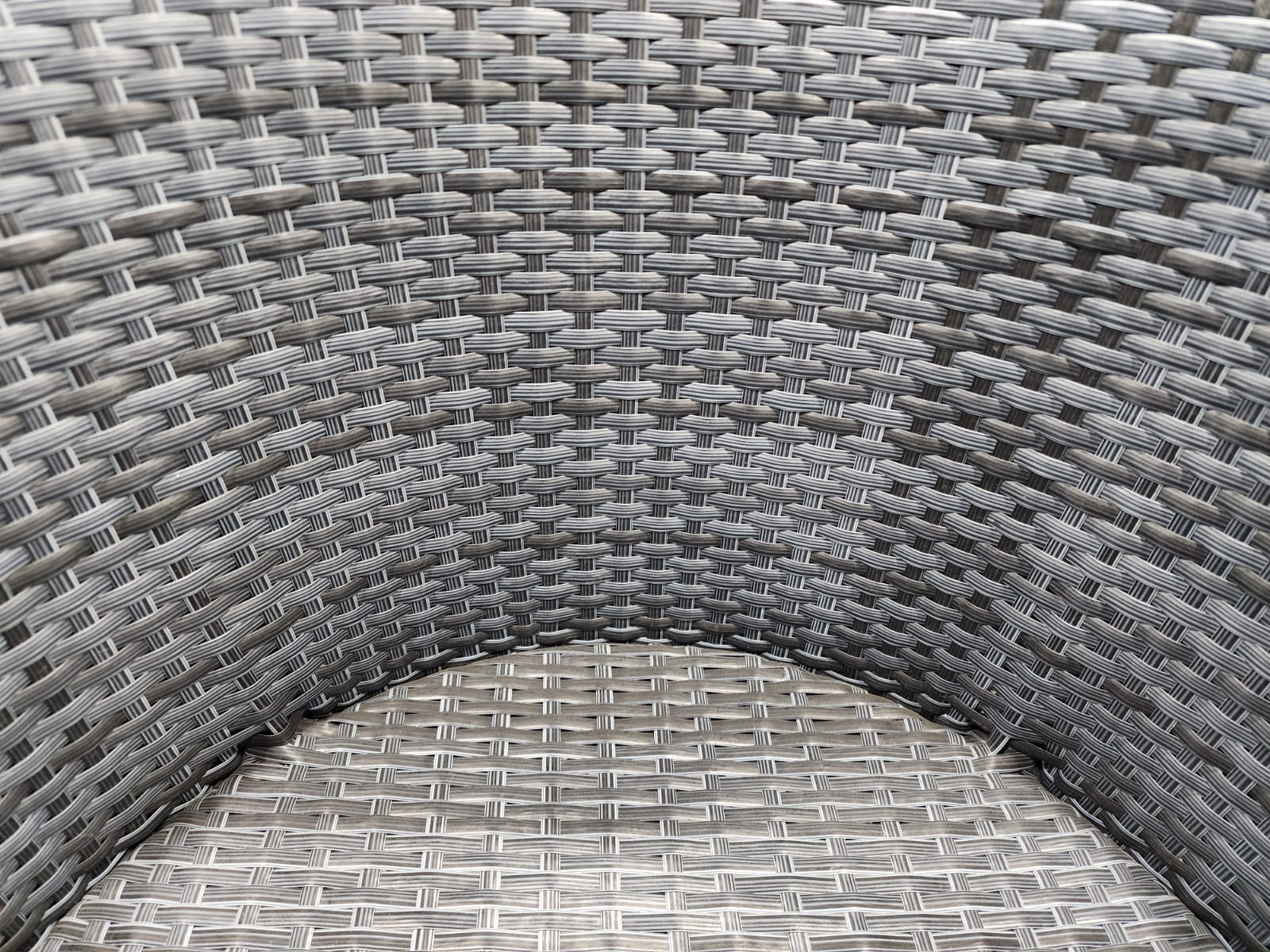 Lismore  Wicker Chair In Grey Dual Tone Finish