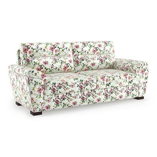 Adelaide Luxe 3 Seater Fabric Sofa in Clara Velvet Colour