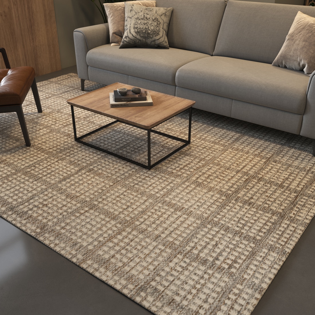 Jaipur Rugs Soft Basketweave Wool Viscose Dhurrie Rug White 6x8 ft