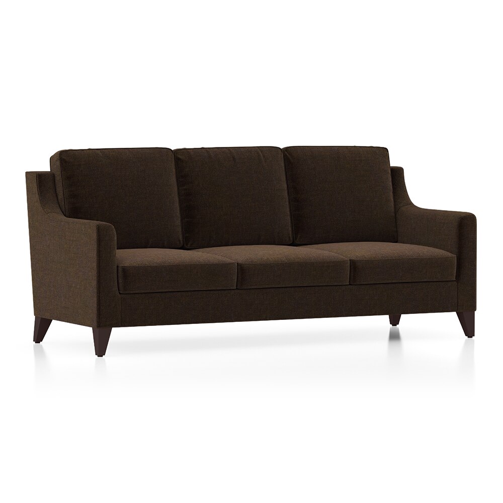 Abbey Sofa Set (Colour : Dark Earth, Cushion : Soft, Seater : 3+1+1)